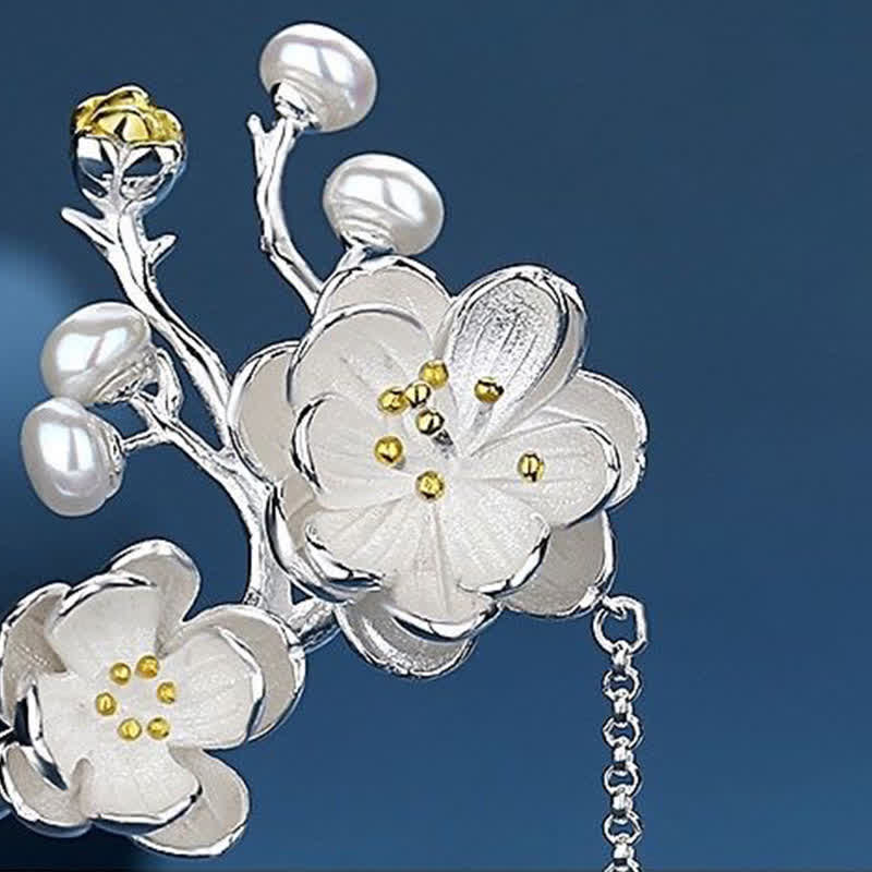 Plum Blossom Butterfly Love Freedom Tassel Hairpin - image 5