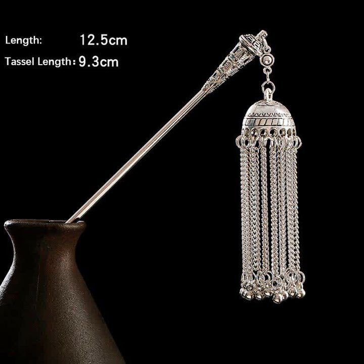 Water Drop Lily of the Valley Flowers Tassels Confidence Hairpin - image 15