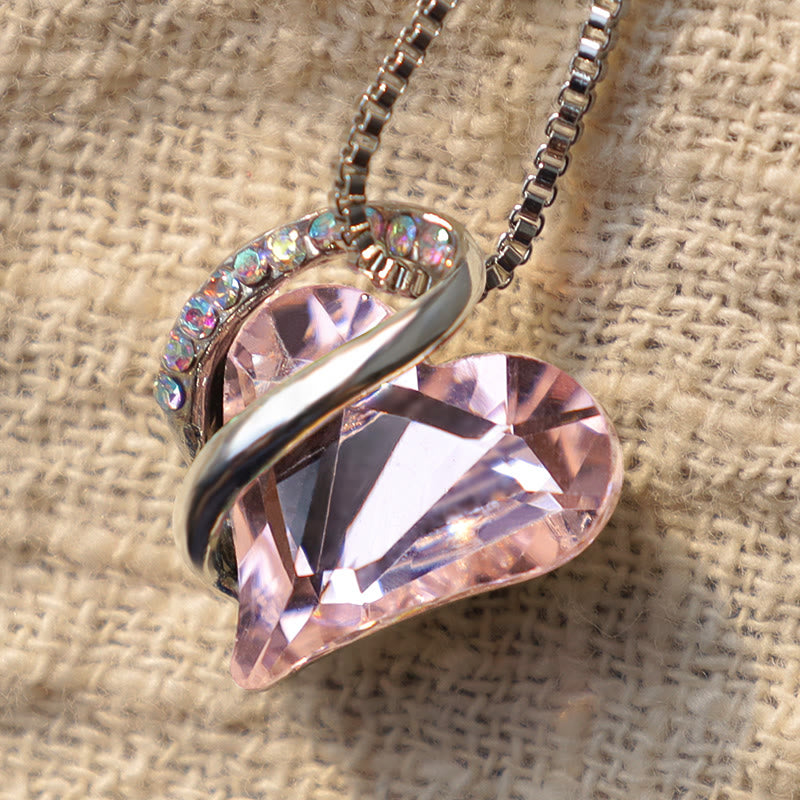 Buddha Stones Love Heart Birthstone Healing Energy Necklace Pendant - image 35