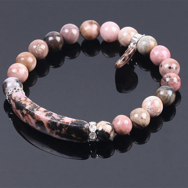 Buddha Stones Natural Quartz Love Heart Healing Beads Bracelet - image 18