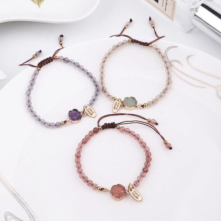 Buddha Stones Natural Crystal Charm Lucky Healing Bracelet - image 10