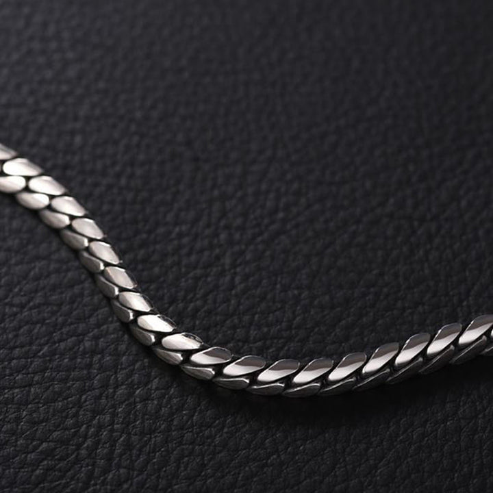 Buddha Stones Double Dorje Vajra Strength Punk Copper Chain Bracelet Necklace - image 20