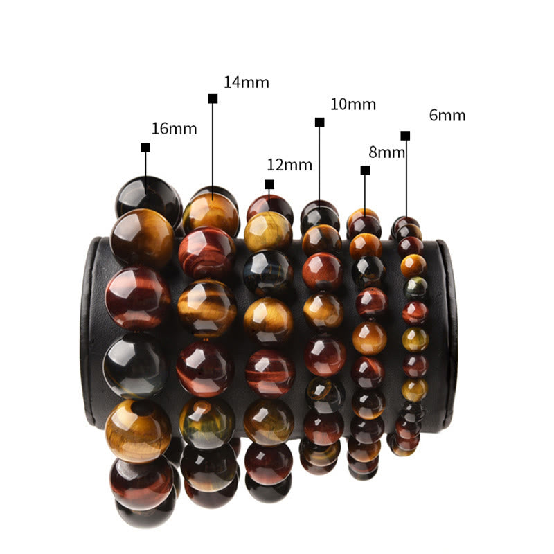 Buddha Stones Natural Tiger Eye Positive Protection Bracelet - image 16
