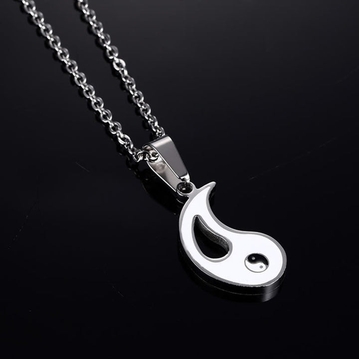 2pcs Yin Yang Pendant Couple Necklace - image 8