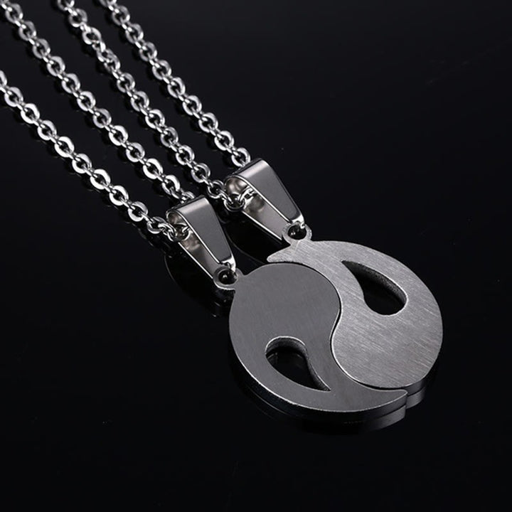 2pcs Yin Yang Pendant Couple Necklace - image 11