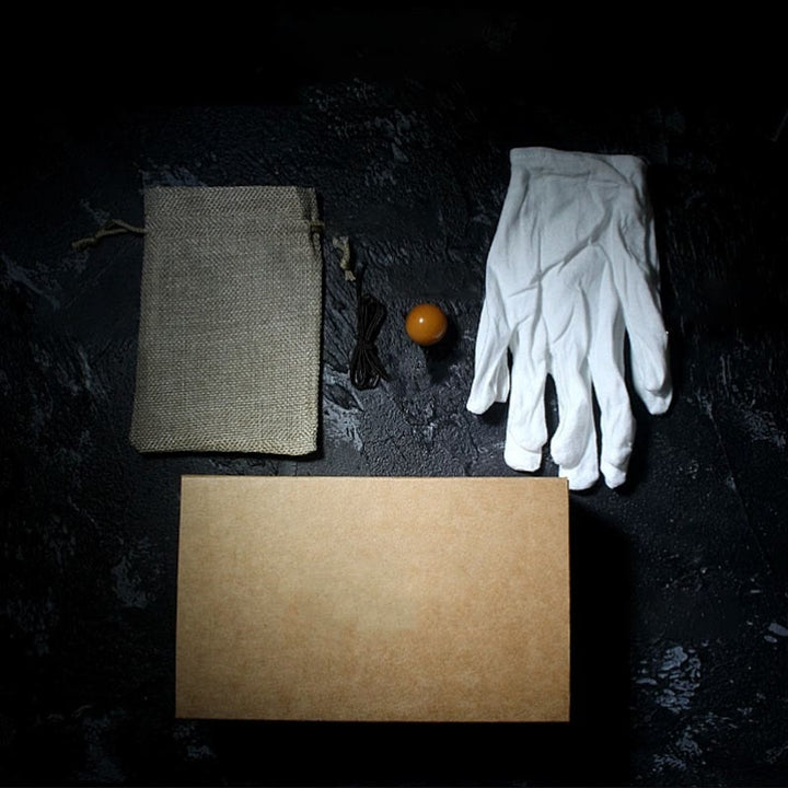 Buddha Stones Handmade Tibetan Sheep Horn Om Mani Padme Hum Auspiciousness Bracelet - image 16