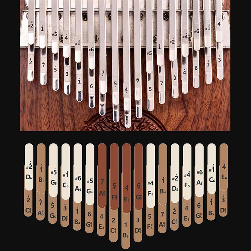 Buddha Stones Kalimba 34 Keys Thumb Piano Tree of Life Design Portable Finger Marimba Piano - image 10