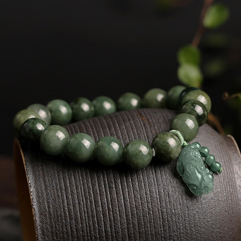 Tibetan Jade PiXiu Prosperity Bracelet - image 1