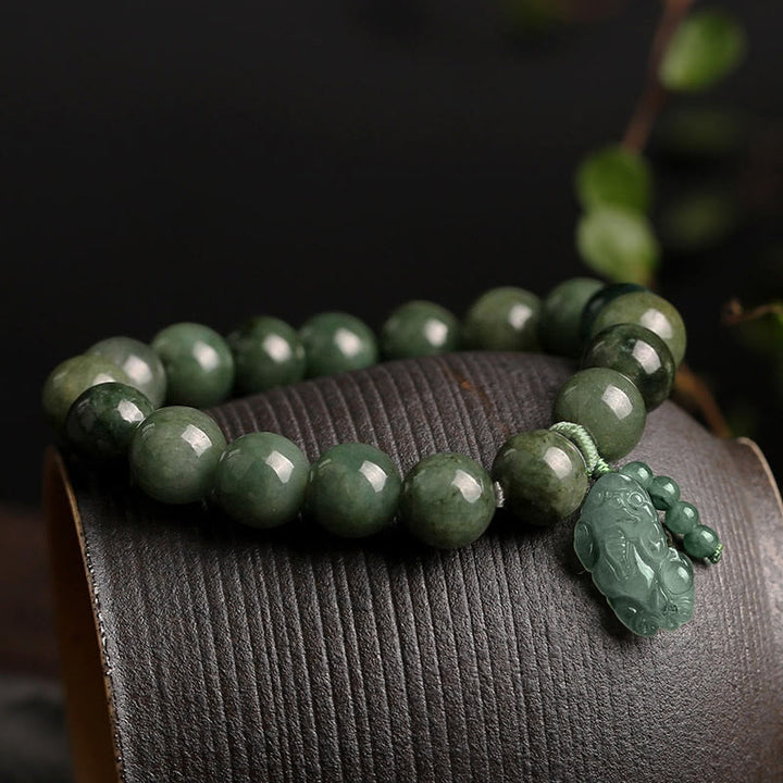 Tibetan Jade PiXiu Prosperity Bracelet - image 1