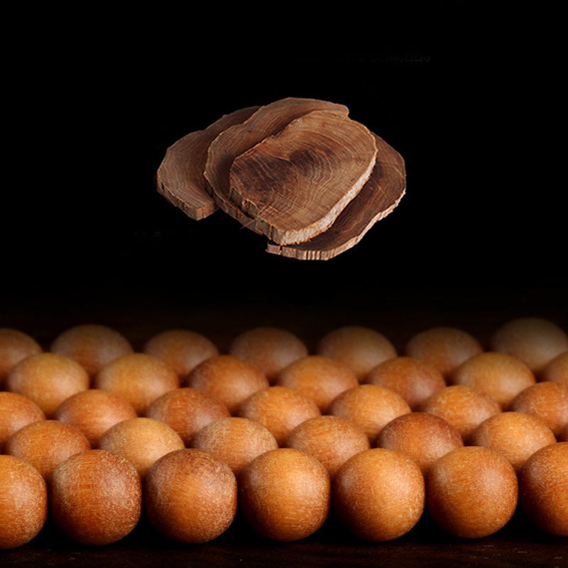 Buddha Stones Tibetan Sandalwood Lotus Enlightenment Charm Mala Bracelet - image 4