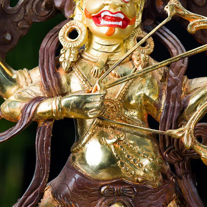 Buddha Stones Kurukulla Buddha Figurine Serenity Copper Statue Home Decoration - image 6