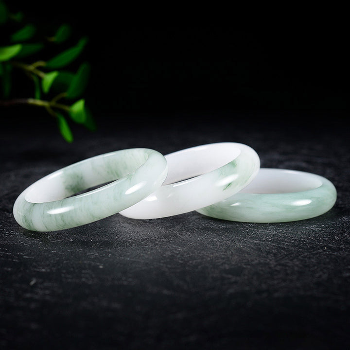 Natural Jade Luck Healing Bangle Bracelet - image 6