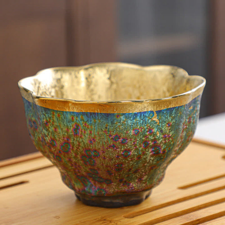 Buddha Stones Colorful Ceramic Teacup Tea Cups - 9cm*5.7cm*145ml - image 7