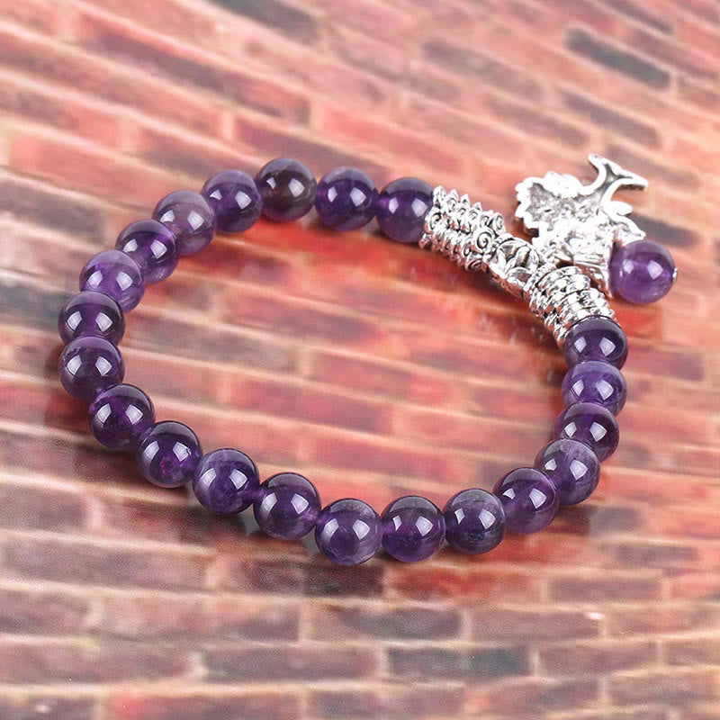 Buddha Stones Natural Gemstone Tree of Life Lucky Charm Stretch Bracelet - image 3