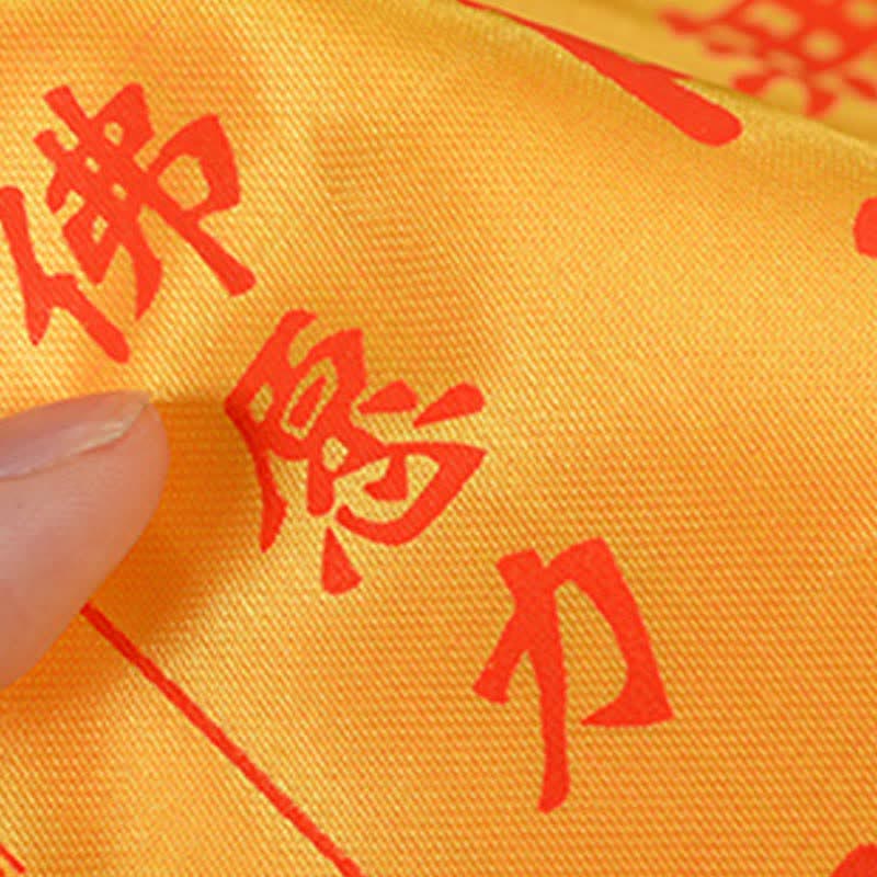 Buddha Stones Tibetan 7 Colors Windhorse Letter Auspicious Lotus Outdoor 21 Pcs Prayer Flag - image 13