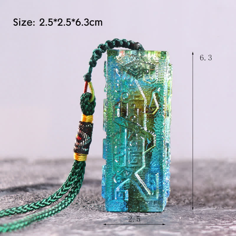 Buddha Stones Feng Shui Handmade Liuli Crystal Art Piece Home Office Decoration - Small - Without Crystal Base - image 2