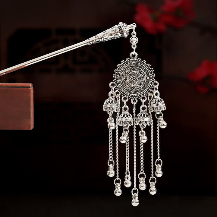 Water Drop Lily of the Valley Flowers Tassels Confidence Hairpin - Mandala - image 19