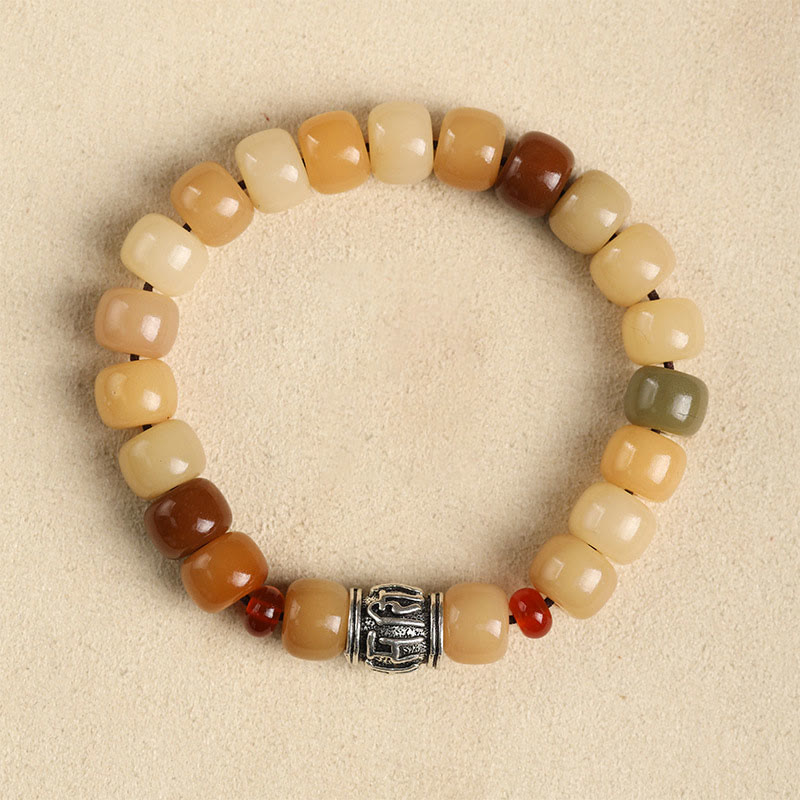 Buddha Stones Natural Bodhi Seed The Lord of the Corpse Forest Om Mani Padme Hum Wisdom Bracelet - Bodhi Seed&Om Mani Padme Hum - image 10