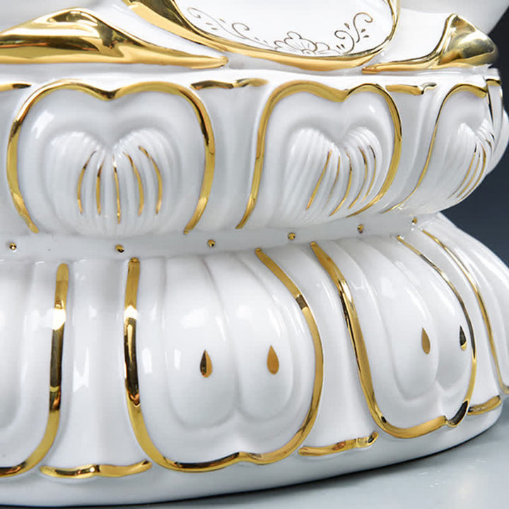 Buddha Stones Chenrezig Bodhisattva Avalokitesvara Success Ceramic Statue Home Decoration - image 9