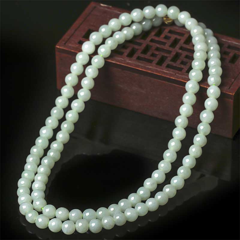 108 Beads Jade Luck Bracelet Mala - image 1