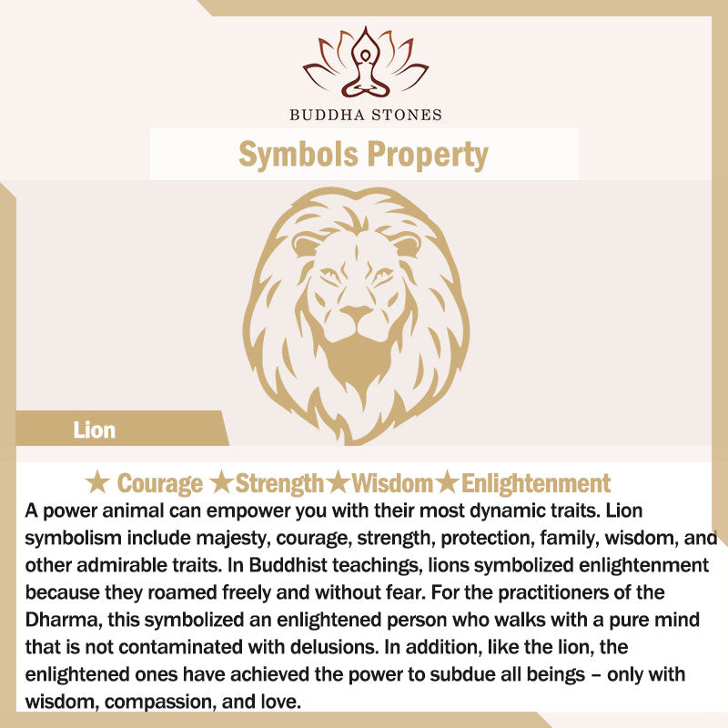 Buddha Stones Natural Black Obsidian Lion Wrist Mala Protection Tassels Pocket Mala Car Decoration - image 9