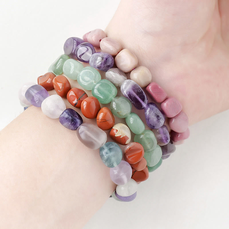 Natural Irregular Shape Crystal Stone Spiritual Awareness Bracelet - image 6
