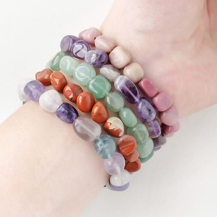 Natural Irregular Shape Crystal Stone Spiritual Awareness Bracelet - image 6