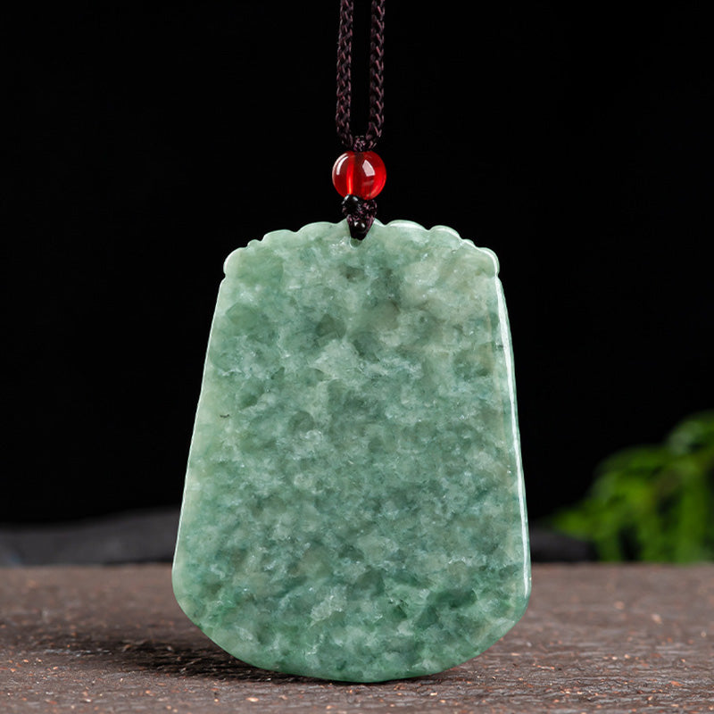 Buddha Stones Chinese Zodiac Dragon Jade Strength Necklace String Pendant - image 5