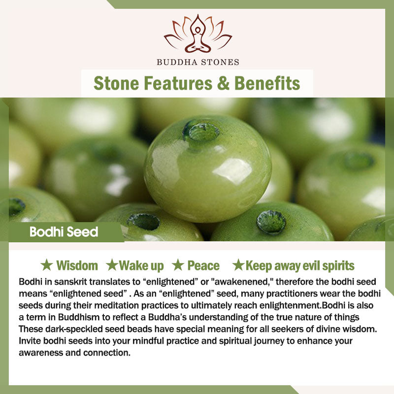 Buddha Stones Lotus Cyan Bodhi Seed Success Bracelet - image 9