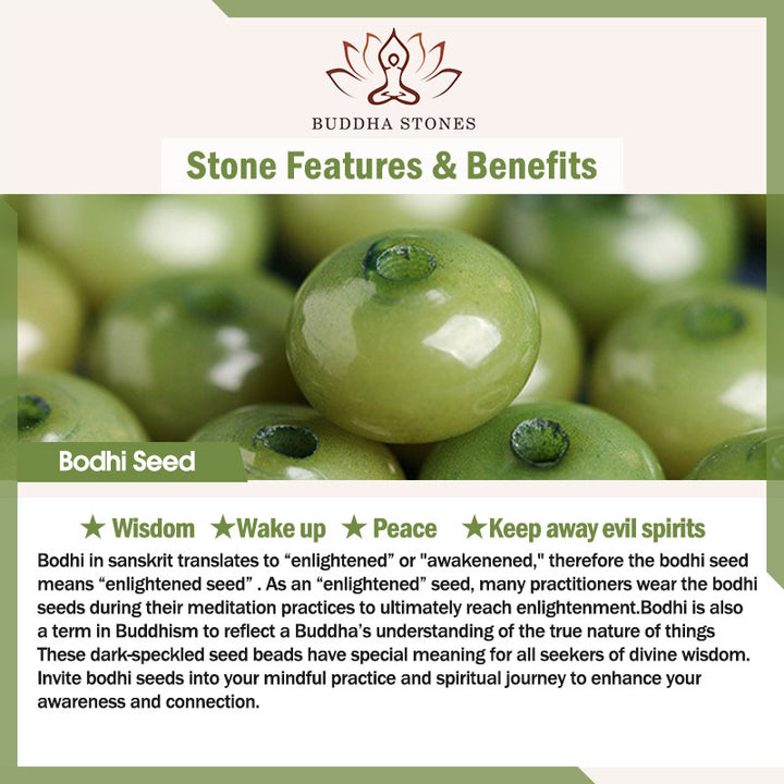 Buddha Stones Lotus Cyan Bodhi Seed Success Bracelet - image 9