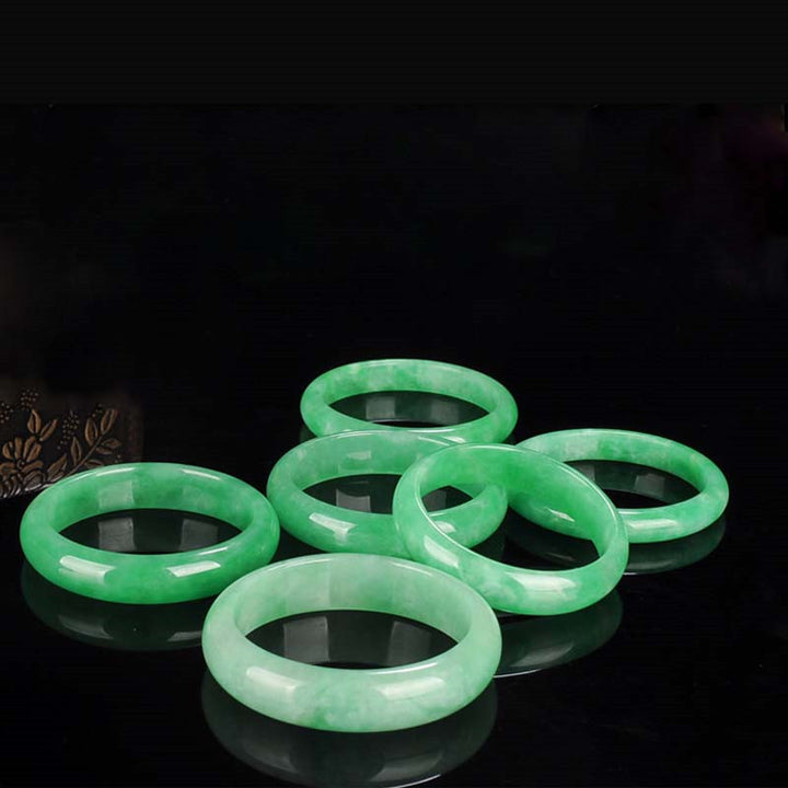 Buddha Stones Jade Healing Abundance Protection Bracelet Bangle - image 11