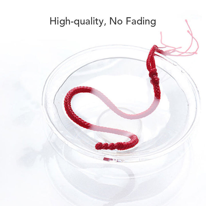 Buddha Stones Handmade Five Color Thread Luck Couple Child Adult Bracelet - image 6