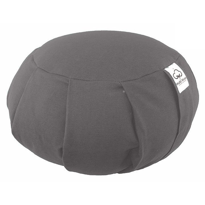 Buddha Stones Cotton Buckwheat Husks Meditation Seat Cushion Home Decoration - 36cm*15cm - Light Gray - image 5