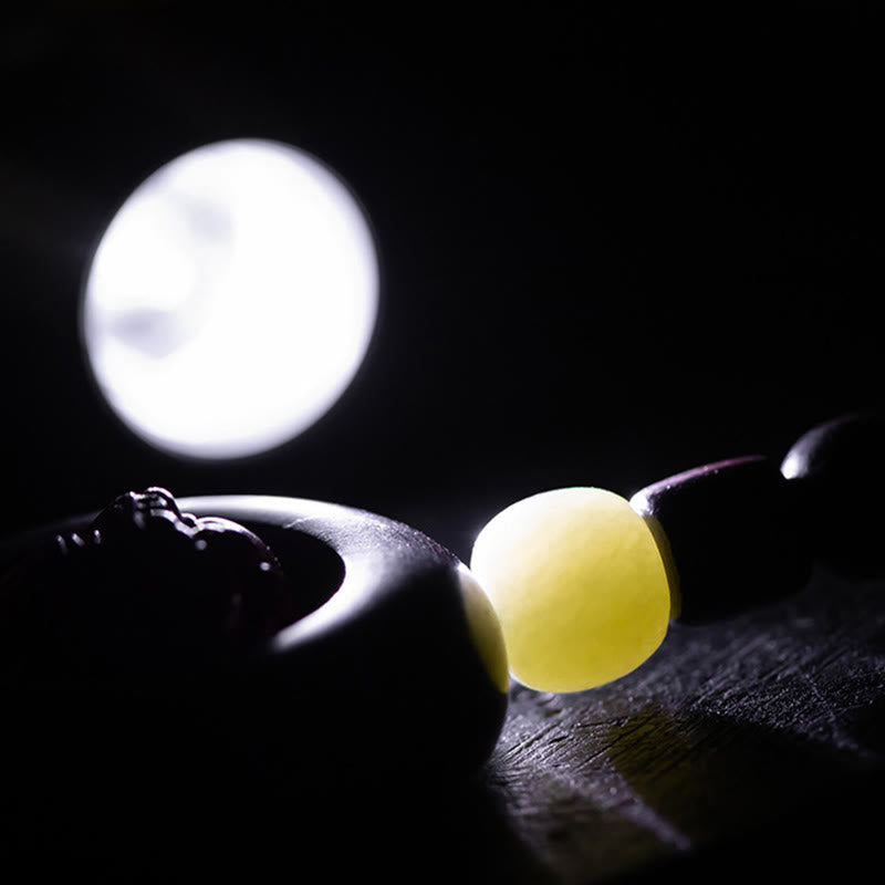 Buddha Stones Tibet Om Mani Padme Hum PiXiu Copper Coin Small Leaf Red Sandalwood Cinnabar Protection Key Chain - image 7