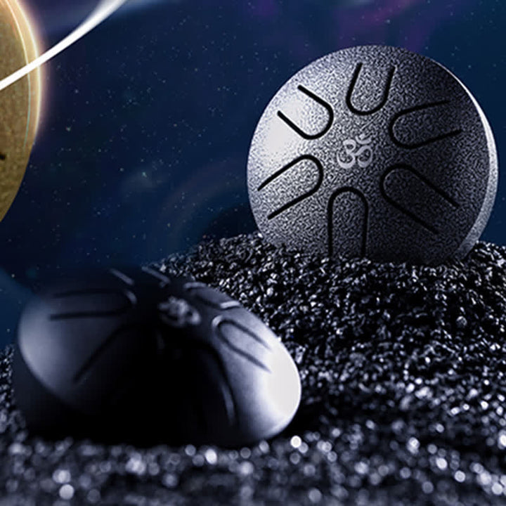 Mini Steel Tongue Drum 3 Inch Sound Healing Drum Kit - image 5