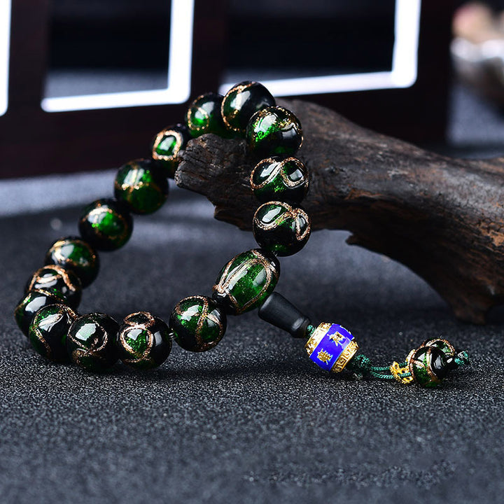 Tibetan Dragon Vein Agate Healing Bracelet - image 6