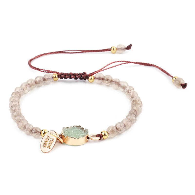 Buddha Stones Natural Crystal Charm Lucky Healing Bracelet - Green Aventurine - image 6