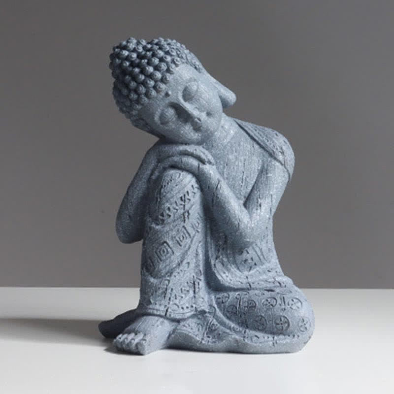 Buddha Stones Tibetan Meditating Buddha Serenity Resin Statue Decoration - image 10