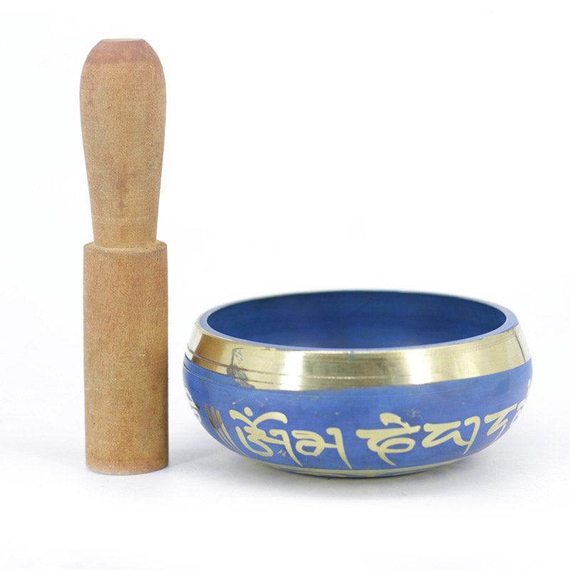 Buddha Stones Tibetan Sound Bowl Handcrafted for Relaxation Meditation Prayer Singing Bowl Set - image 6