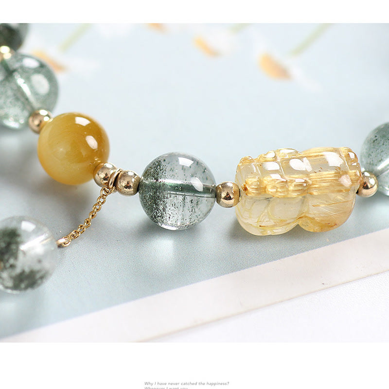 Buddha Stones Green Phantom Citrine PiXiu Confidence Bracelet - image 7