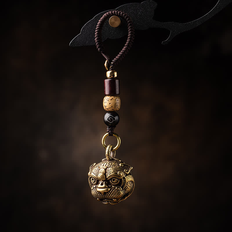 Buddha Stones PiXiu Wealth Copper Key Chain - image 6