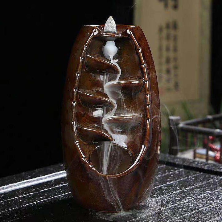 Buddha Stones Tibetan Dragon Protection Incense Burner Decoration - image 2
