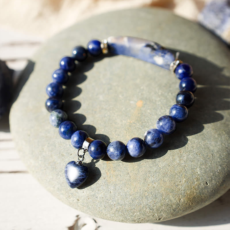 Buddha Stones Natural Quartz Love Heart Healing Beads Bracelet - image 10