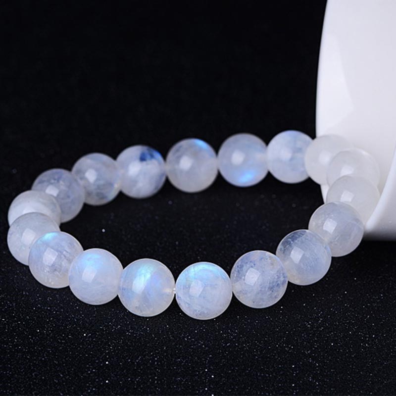 Buddha Stones Natural Moonstone Prosperity Bracelet - image 3