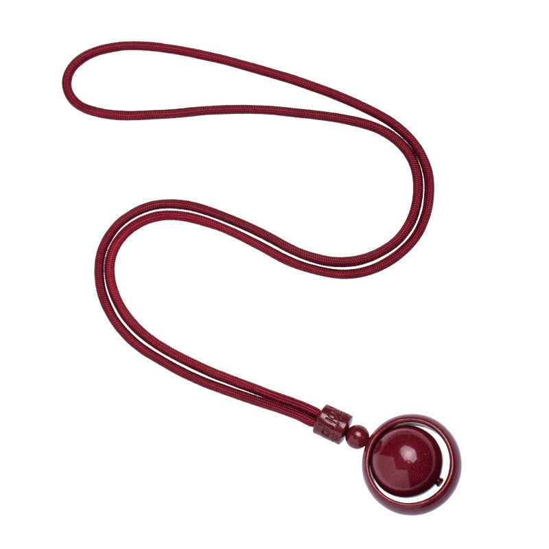 Buddha Stones Cinnabar Om Mani Padme Hum PiXiu Blessing Lucky Bead Necklace Pendant - image 14