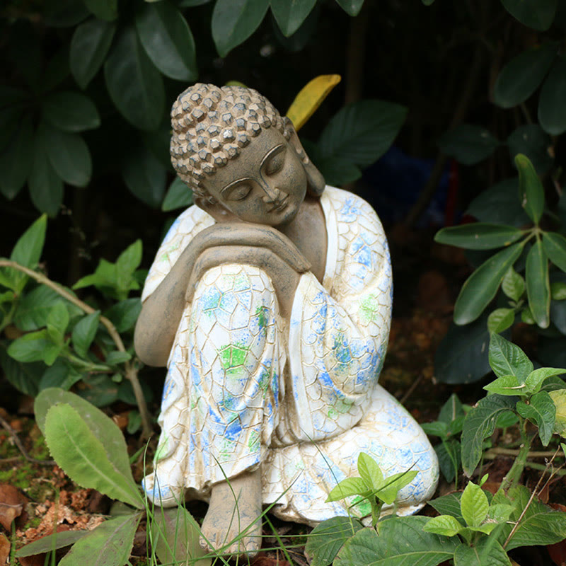 Buddha Stones Meditating Zen Buddha Serenity Resin Statue Figurine Home Decoration - image 15