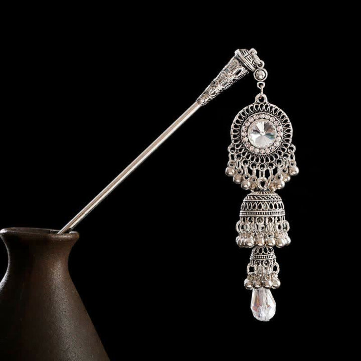 Water Drop Lily of the Valley Flowers Tassels Confidence Hairpin - image 8