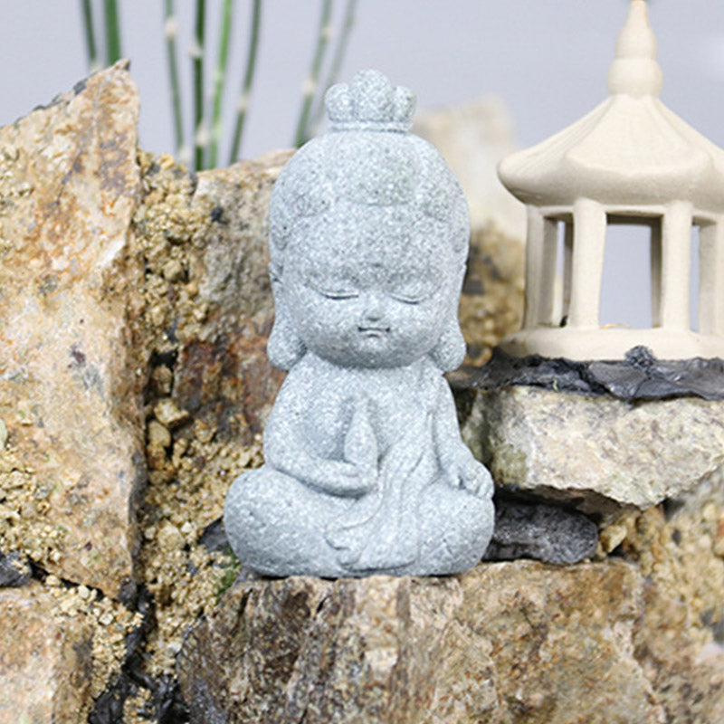 Buddha Stones Meditation Buddha Statue Compassion Home Decoration - image 6