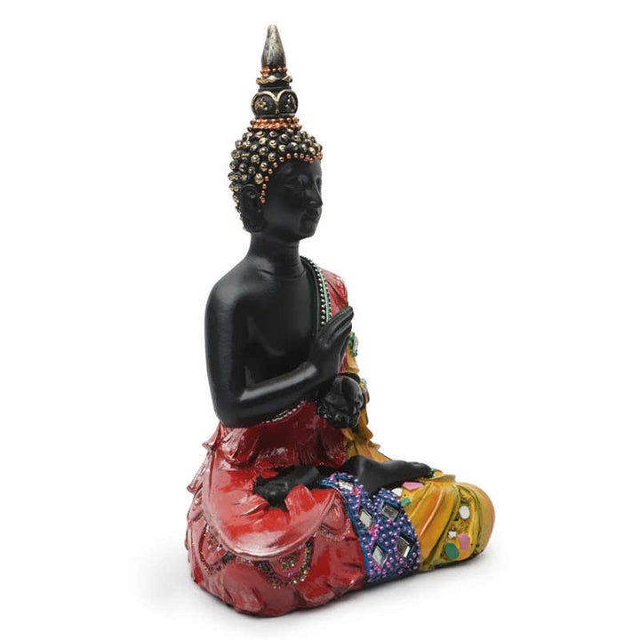 Buddha Stones Thai Buddha Serenity Resin Statue Decoration - image 4