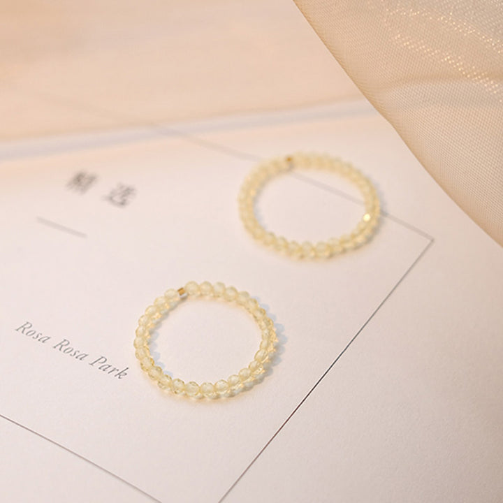 Buddha Stones Natural Citrine Happiness Prosperity Ring - image 13